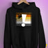 Bear Pride Flag Exclamation Point Hoodie - Black
